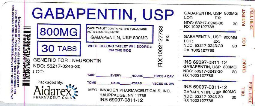 side effects from gabapentin 800 mg