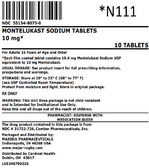10mg bag label