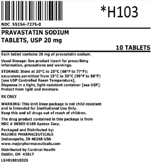 20mg bag label