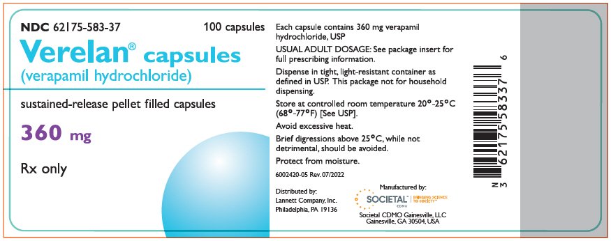 PRINCIPAL DISPLAY PANEL - 360 mg Capsule Bottle Label