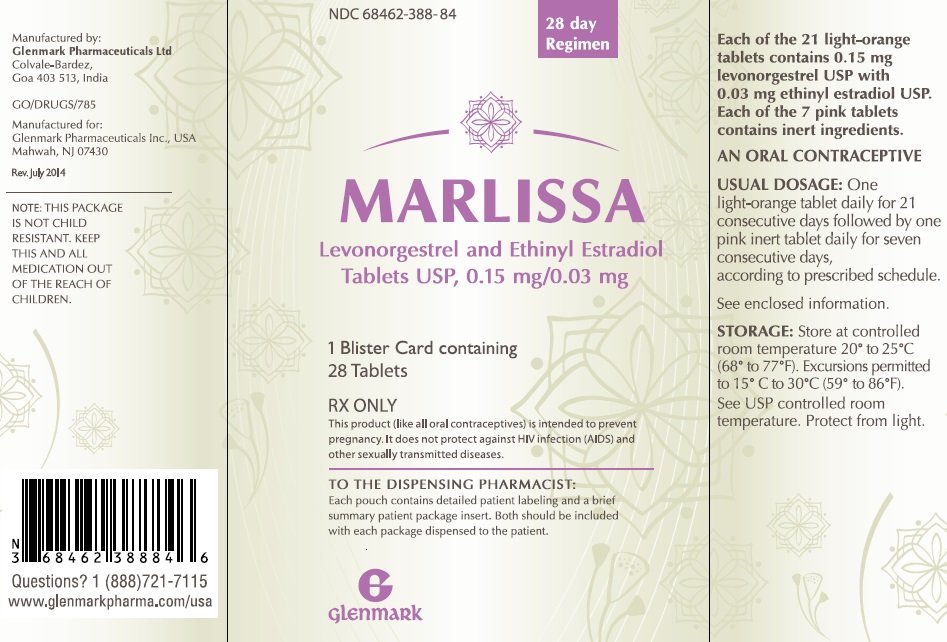 Marlissa - FDA prescribing information, side effects and uses