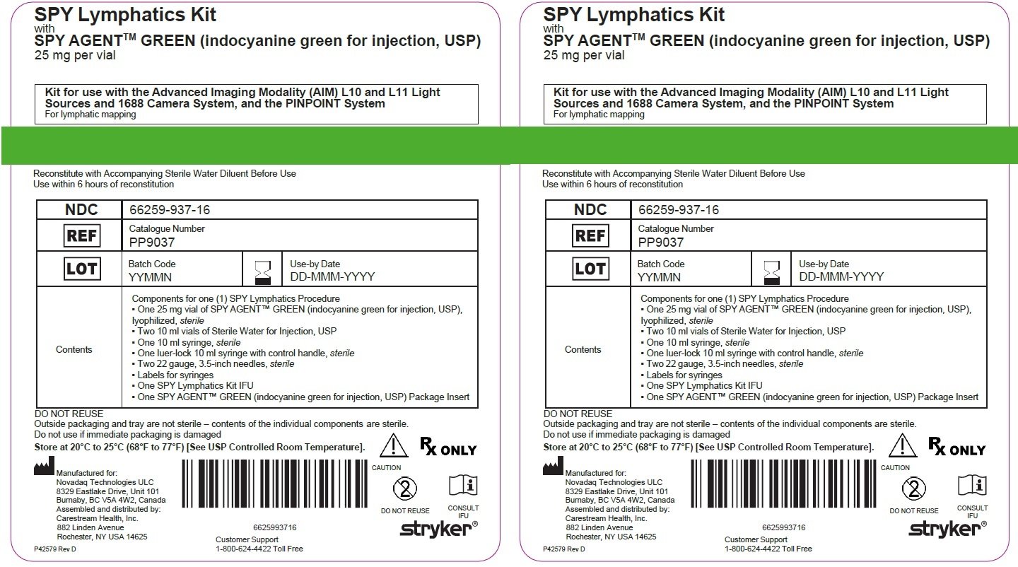 SPY Lymphatics Kit Label