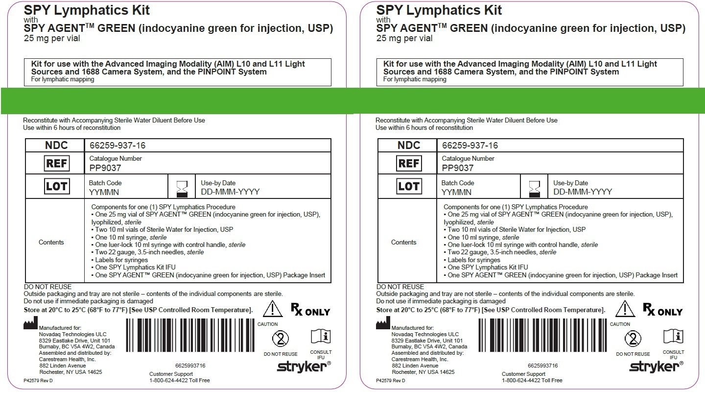 SPY Lymphatics Kit Label