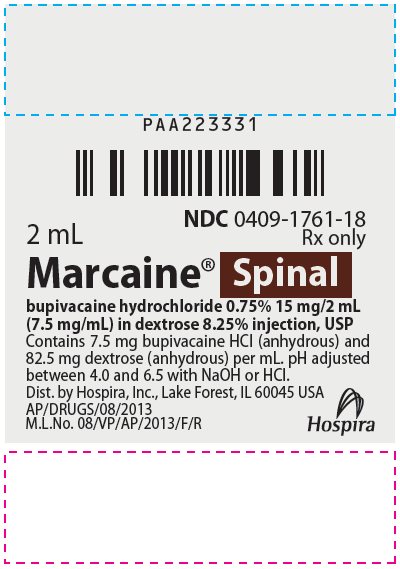 PRINCIPAL DISPLAY PANEL - 2 mL Ampule Label - 1761-18