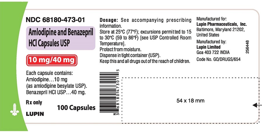 Norvasc benazepril 40 mg