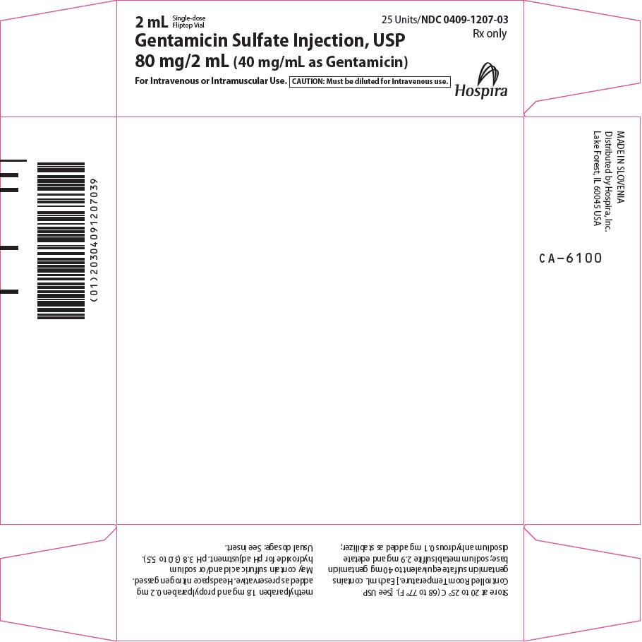 PRINCIPAL DISPLAY PANEL - 2 mL Vial Carton