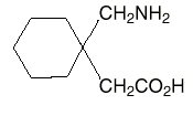 structural formula of gabapentin 