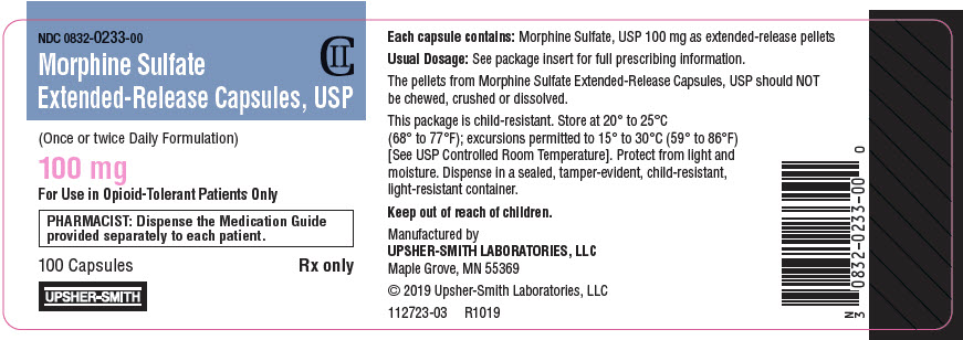 PRINCIPAL DISPLAY PANEL - 100 mg Capsule Bottle Label