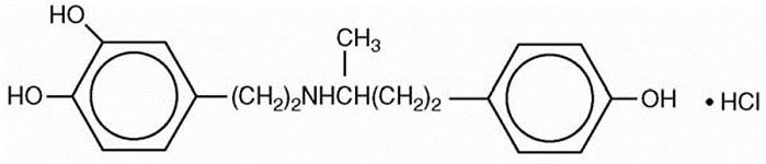 structural formula dobutamine hydrochloride