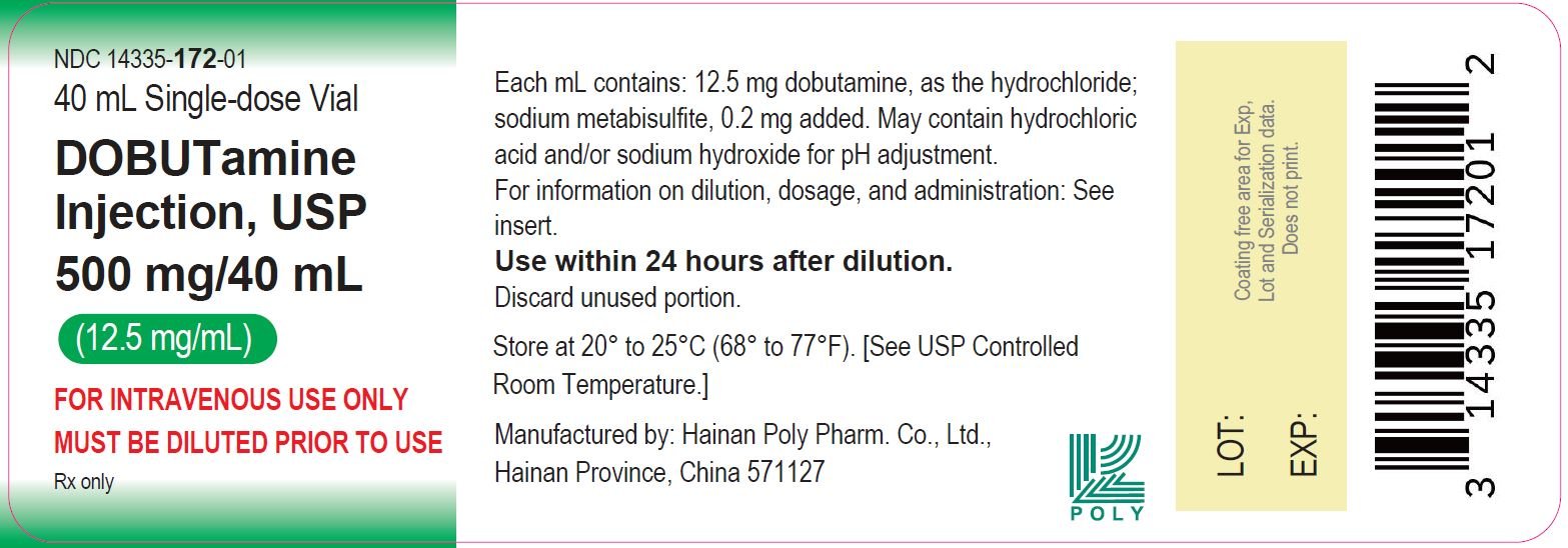 Container label for 500 mg per 40 mL