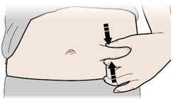 Put the used prefilled syringe in a FDA-cleared sharps disposal container right away after use.  Do not throw away (dispose of) the prefilled syringe in your household trash.