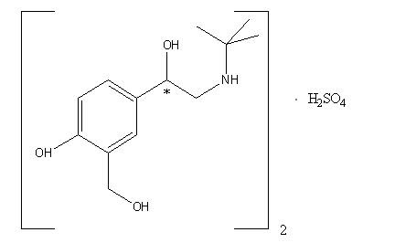 albuterol-structure