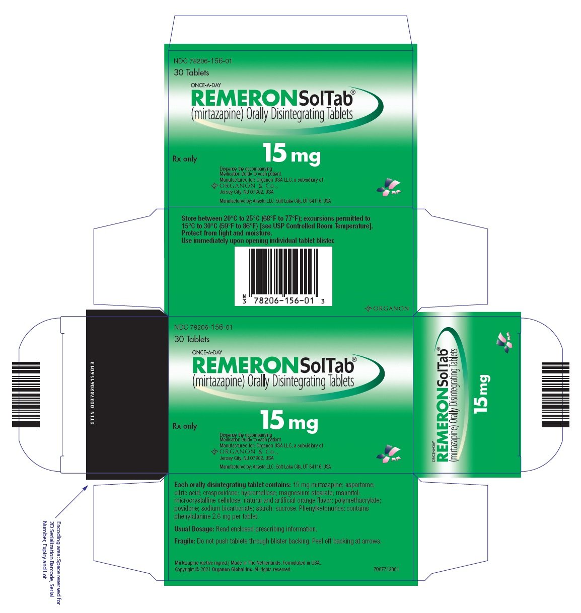 PRINCIPAL DISPLAY PANEL - 15 mg Tablet Blister Pack Box