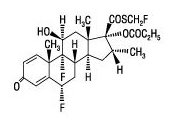 Fluticasone propionate chemical structure