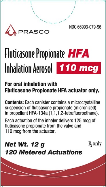 Fluticasone Propionate 110 mcg 120 dose carton