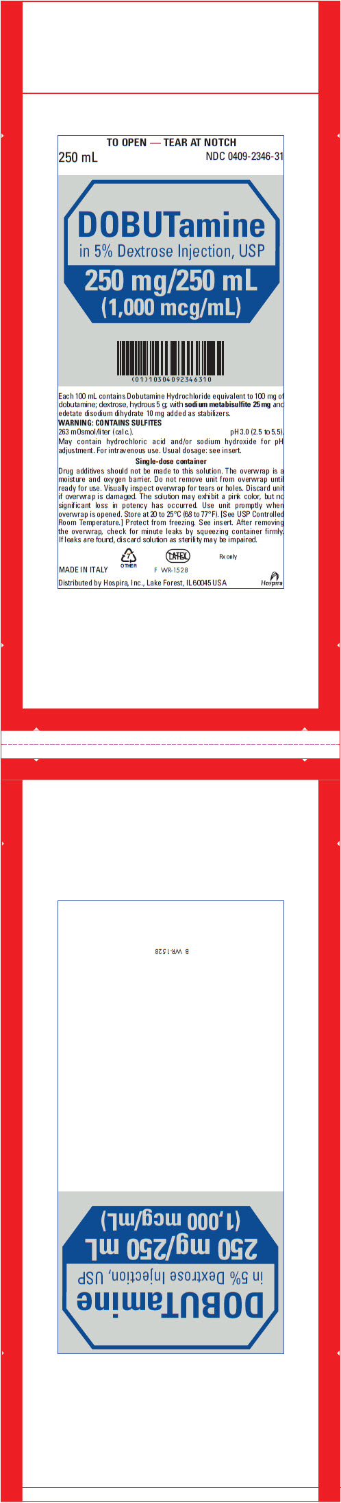 PRINCIPAL DISPLAY PANEL - 250 mL Bag Overwrap - 1,000 mcg/mL