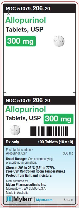 Allopurinol Tablets 300 mg Tablet Unit Carton Label