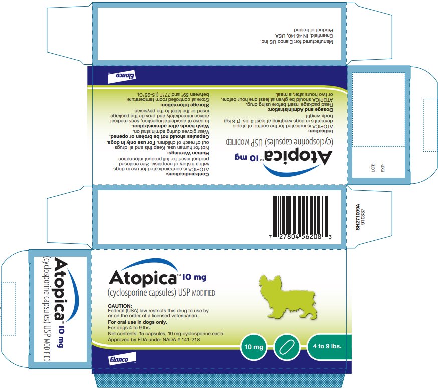 Principal Display Panel - Atopica 25mg Blister Label
