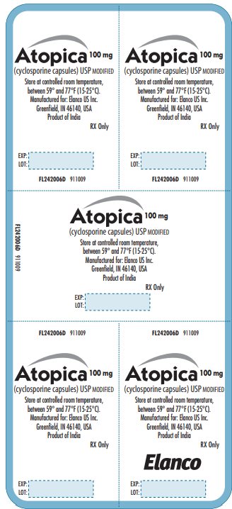 Principal Display Panel - 100mg Blister Label