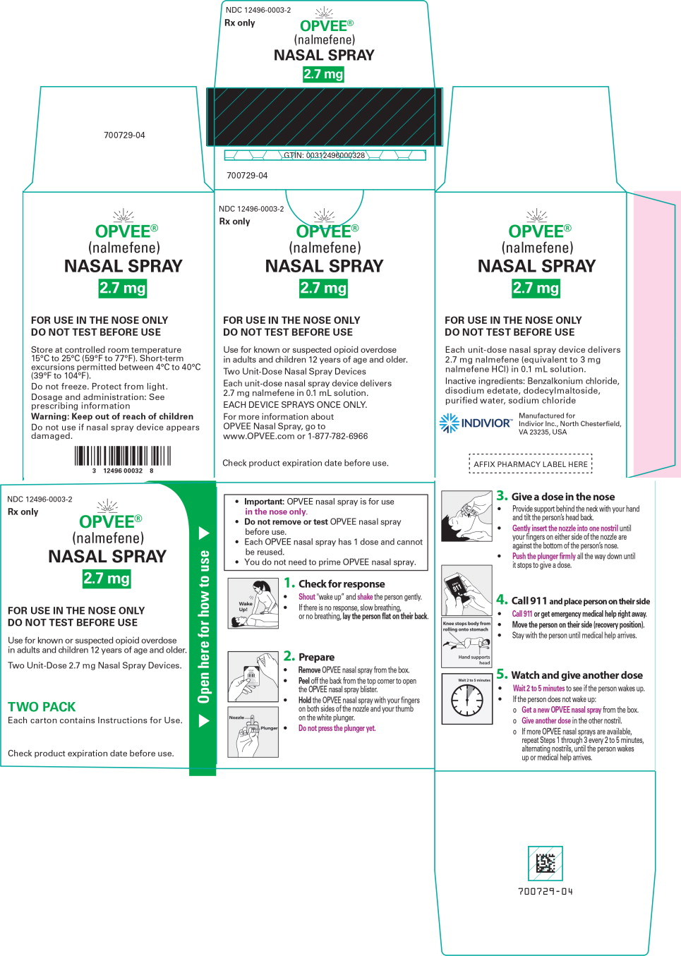 Principal Display Panel - 2.7 mg Bottle Carton