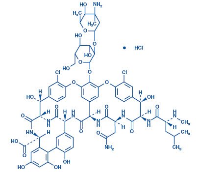 Vancomycin Structural Formula
