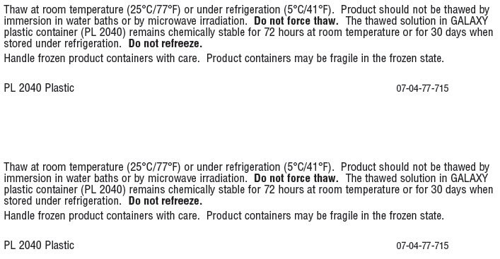 Vancomycin Representative Container Label 0338-3582-01