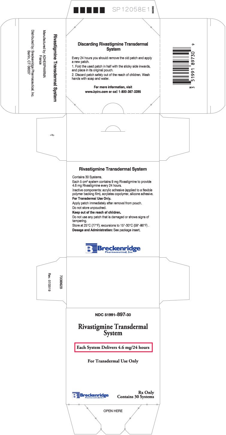 PRINCIPAL DISPLAY PANEL - 4.6 mg Patch Pouch Carton