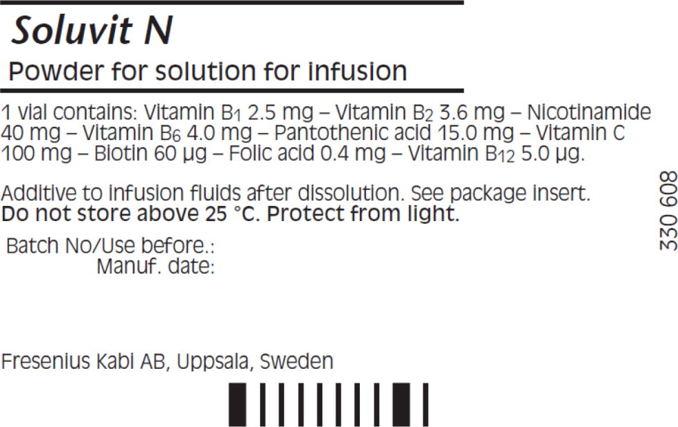 PACKAGE LABEL – PRINCIPAL DISPLAY – Soluvit N Vial Label
