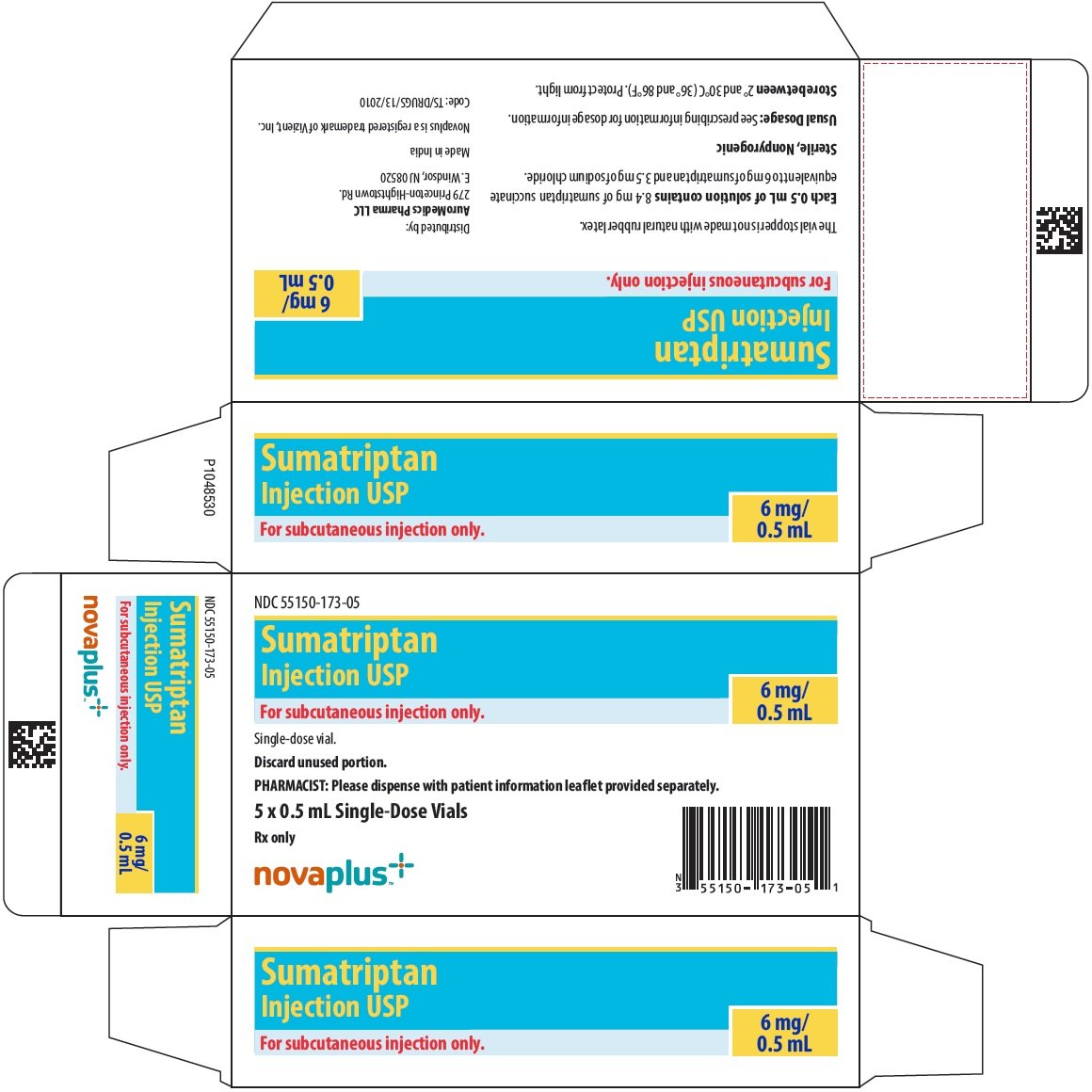 PACKAGE LABEL-PRINCIPAL DISPLAY PANEL - 6 mg/0.5 mL - Container-Carton (5 Vials)