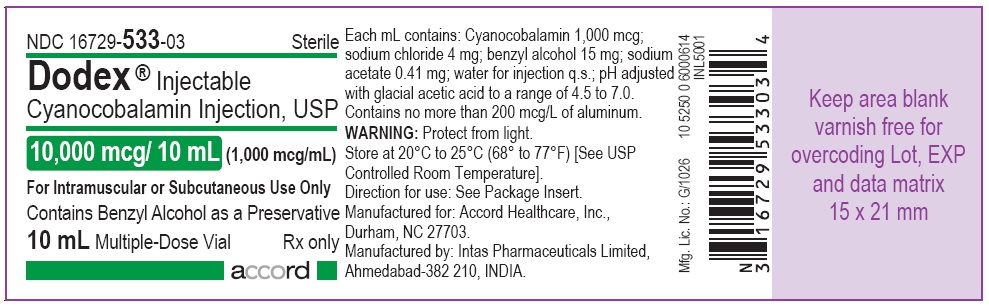 PRINCIPAL DISPLAY PANEL - 10 mL vial label