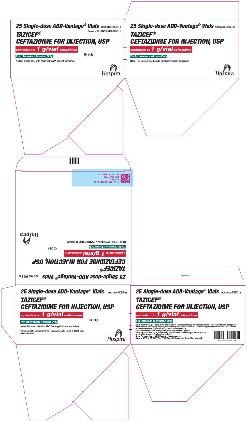 PRINCIPAL DISPLAY PANEL - 1 g Vial Carton