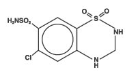 HCTZ-structure