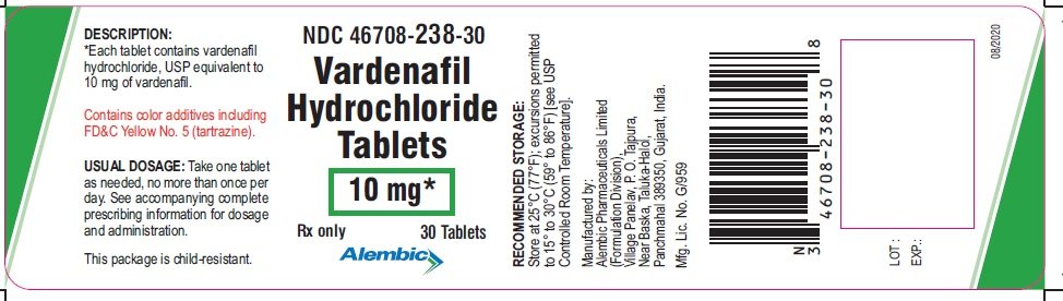 Vardenafil tablets 10 mg