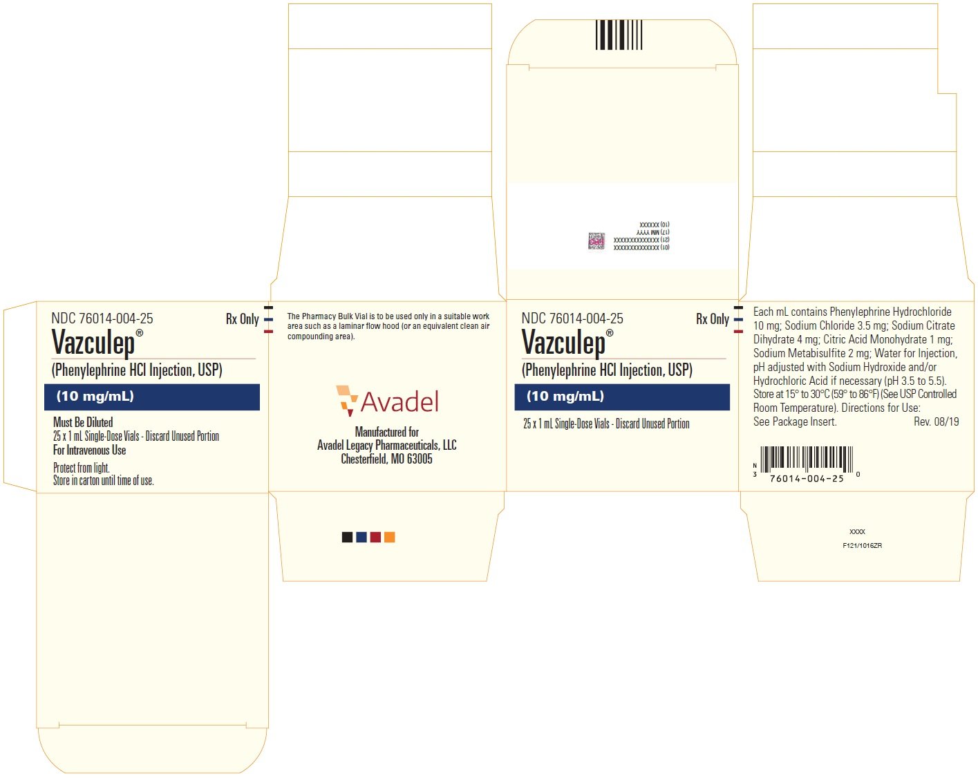 1 mL Vial - Carton Label