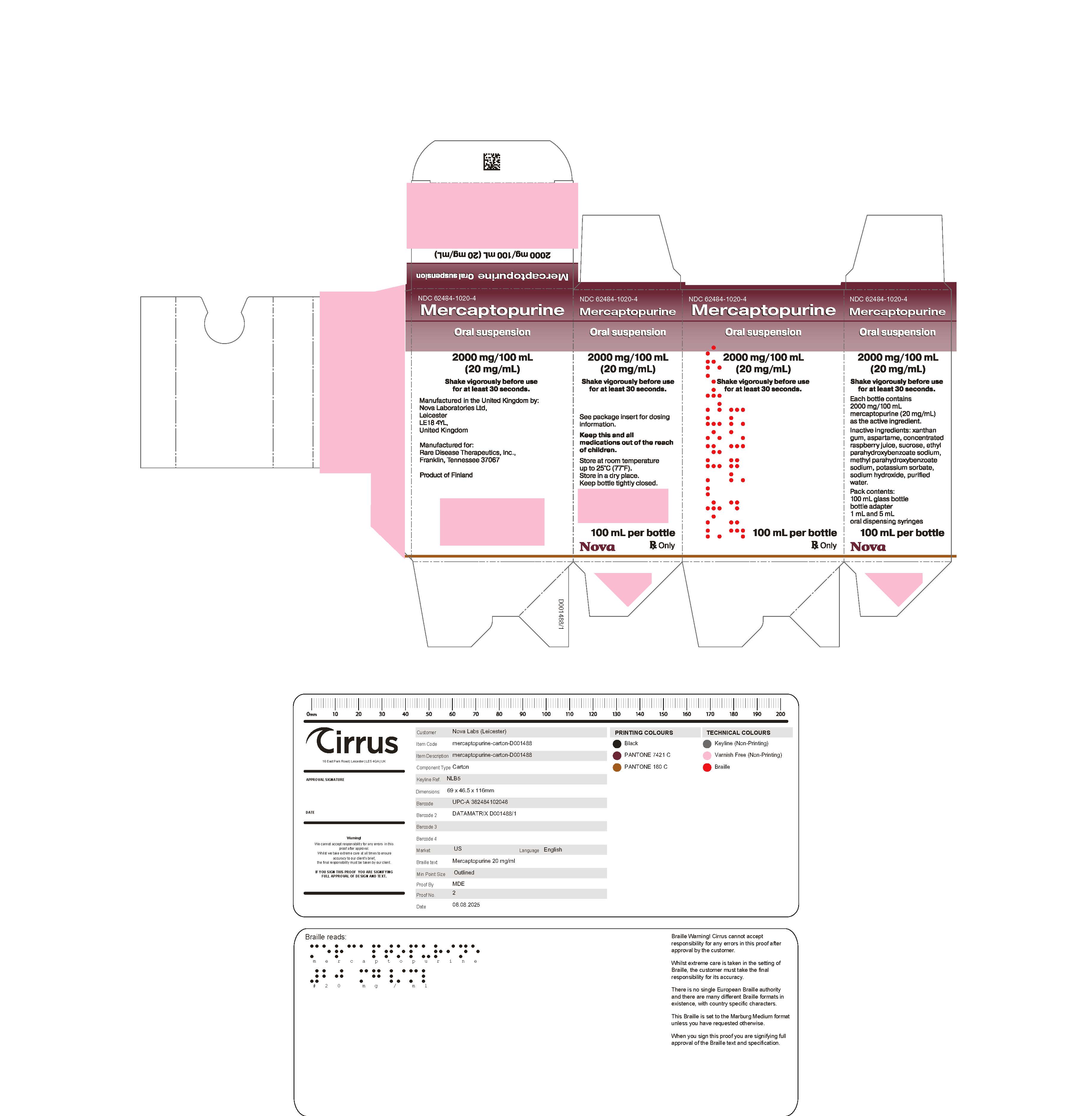 Purixan Carton Label