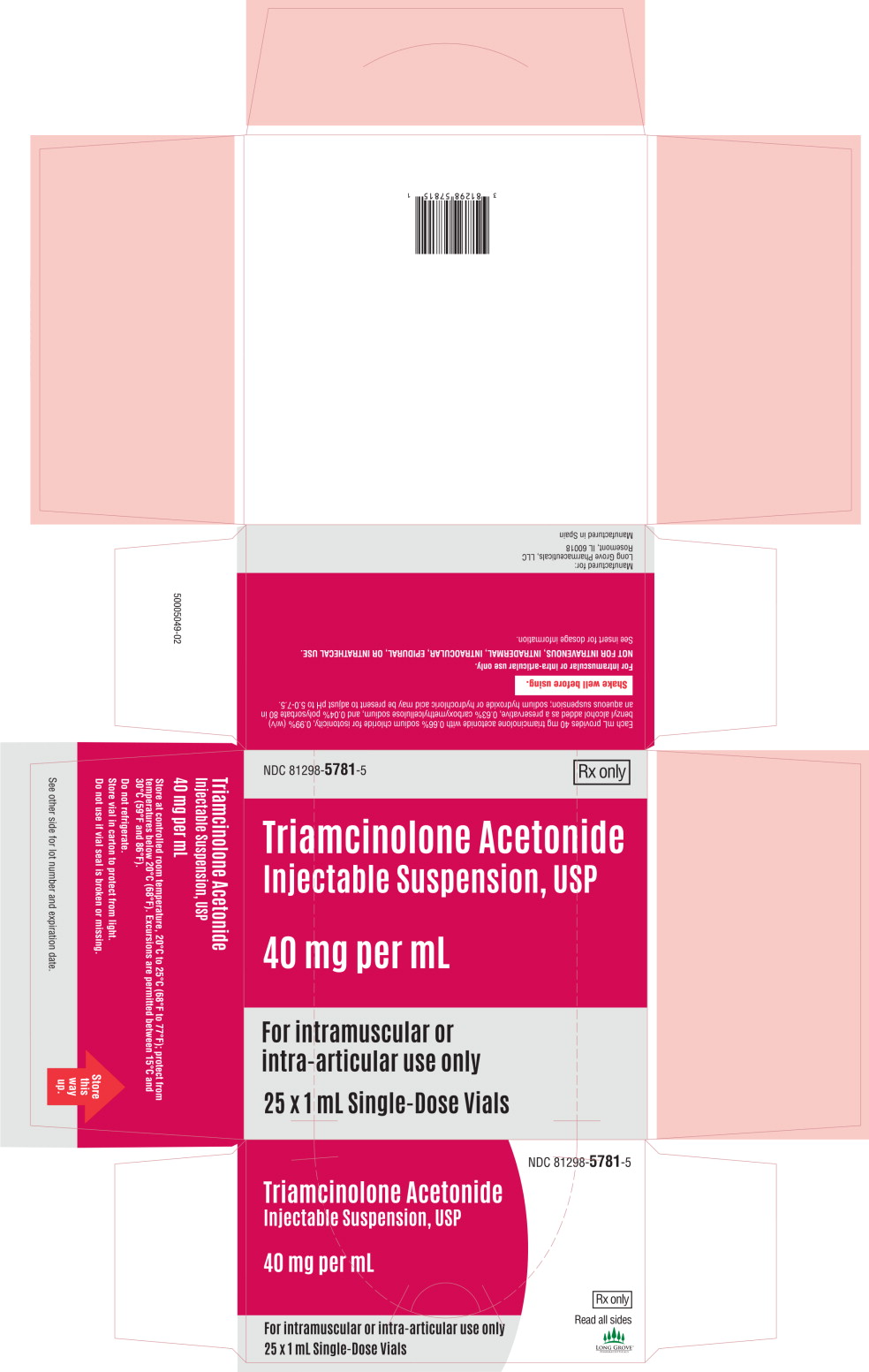 Principal Display Panel – 1 mL Carton Label
