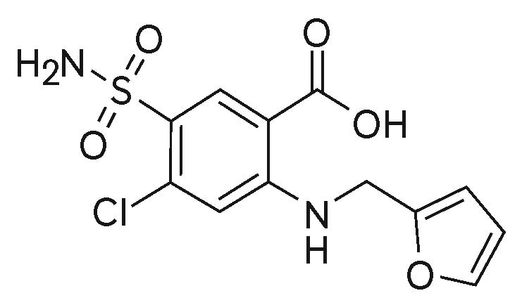 furosemide structural formula image