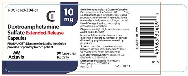 Dextroamphetamine Er Fda Prescribing Information Side Effects And Uses 