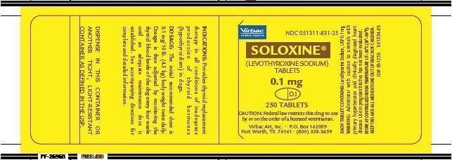 PRINCIPAL DISPLAY PANEL - 0.1 mg Tablet Bottle Label