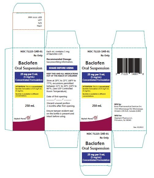 Baclofen suspension package insert drugs