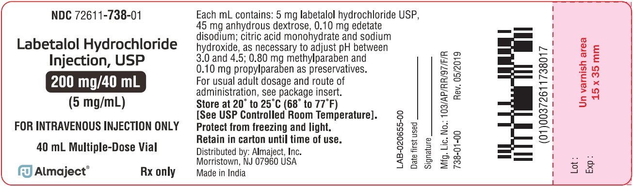 Labetalol Hydrochloride Injection USP 100mg/20ml