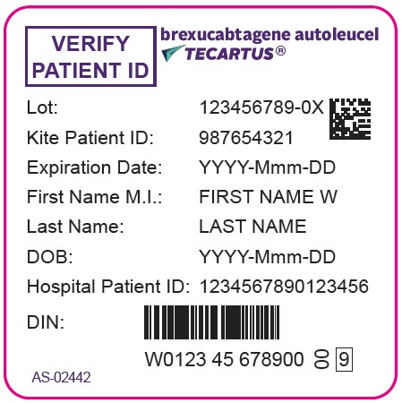 PRINCIPAL DISPLAY PANEL - 68 mL Bag Label - Patient - AS-02442
