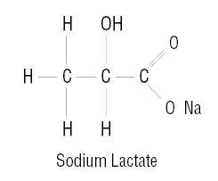 Sodium Lactate Structural Formula