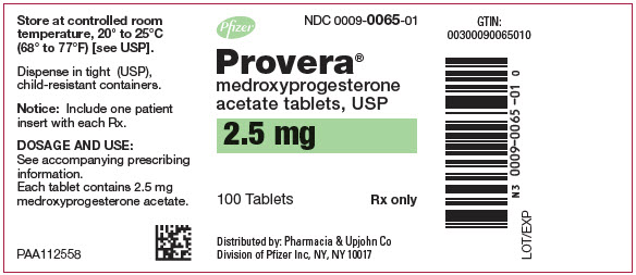 provera 5mg directions