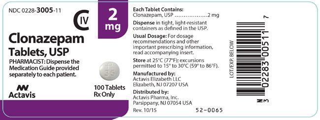 Clonazepam - FDA prescribing information, side effects and uses