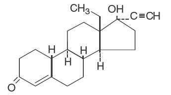 levonorgestrel structural formula