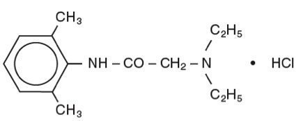 Xylocaine Structural Formula