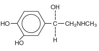 Epinephrine Structural Formula