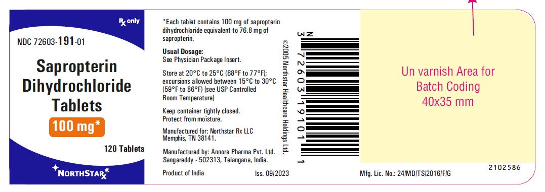 sapropterindihydrochloridetabletscontainerlabel