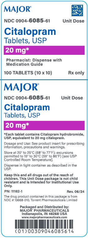 20mg* carton label